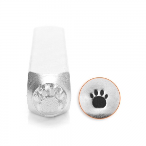 ImpressArt metal design stamps - 6 mm - Paw x1