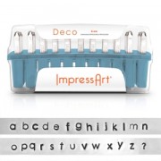 Deco Letter Stamps - Lowercase - 6mm - DECO x27