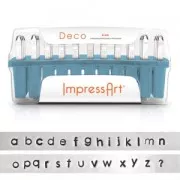 Deco Letter Stamps - Lowercase - 6mm - DECO x27