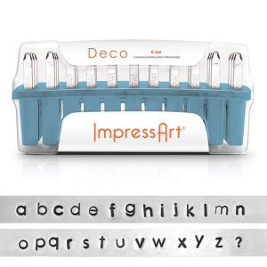 Deco Letter Stamps - Lowercase - 6mm - DECO x27