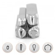 Mandala Stamp Pack - Series 2 - 4 Mandala Design Stamps