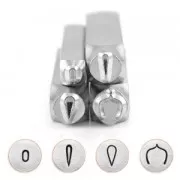 Mandala Stamp Pack - Series 2 - 4 Mandala Design Stamps