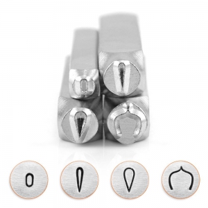 Mandala Stamp Pack - Series 2 - 4 Mandala Design Stamps