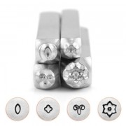 Mandala Stamp Pack - Series 1 - 4 Mandala Design Stamps