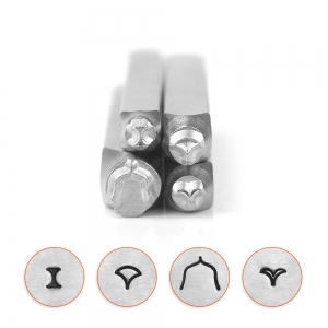 Mandala Stamp Pack - Series 3 - 4 Mandala Design Stamps