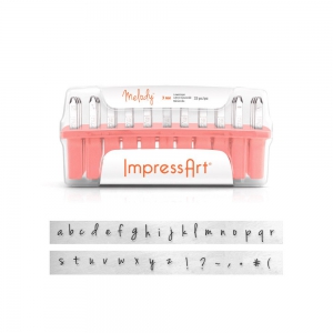 Melody Letter Stamps - Lowercase MELODY x33