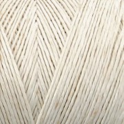Reel of waxed linen thread 0.7 mm White/Cream nr1 x 100 gr