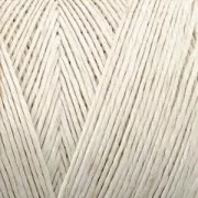 Reel of waxed linen thread 0.7 mm White/Cream nr1 x 100 gr