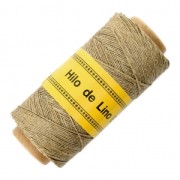 Reel of waxed linen thread 0.7 mm Natural nr4 x 100 gr
