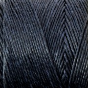 Reel of waxed linen thread 0.7 mm Navy Blue nr19 x 100 gr