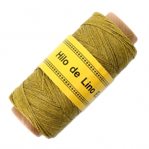 Reel of waxed linen thread 0.7 mm Pistachio nr20 x 100 gr