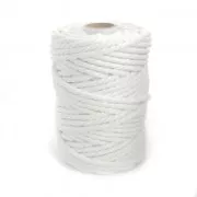 Cord for macrame 5 mm White x 50m
