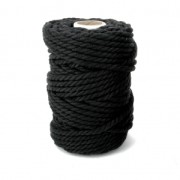 Cord for macrame 5 mm Black x 50m|raw }}