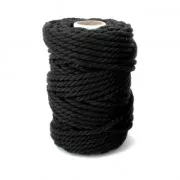 Cord for macrame 5 mm Black x 50m