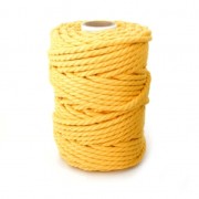 Cord for macrame 5 mm Yellow x50mg|raw }}
