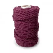 Cord for macrame 5 mm Garnet x 50m