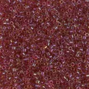 Miyuki Delica 11/0 DB0282 - Luster Light Topaz Lined Cranberry