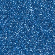 Miyuki Delica 11/0 DB0920 - Crystal Lined Sparkling Cerulean Blue x8g|raw }}