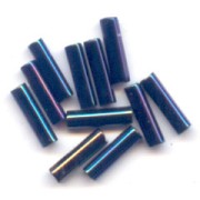 Miyuki 6 mm Bugles BGL-452 - Dark Blue Iris Metallic x10g