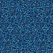 Miyuki Seed beads 15/0 1025 - Silver Lined Capri Blue AB x8g|raw }}