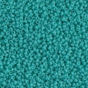 Miyuki Seed beads 15/0 412F - Mat Opaque Turquoise Green x8g|raw }}