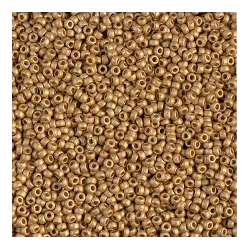 Miyuki Seed beads Duracoat 15/0 4204F - Galvanized Mat Champagne x8g