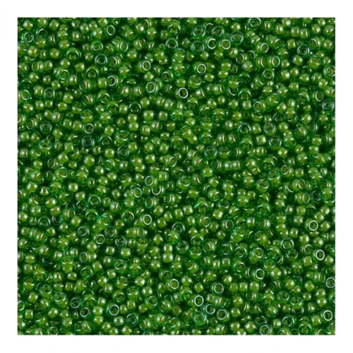 Miyuki Seed beads 15/0 2240 - Lined Green Lime x8g