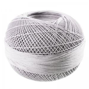 Cotton yarn Lizbeth size 40 Silver ice nr 190 x274m