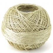 Liz Metallic yarn size 20 Sand Dollar nr 313 x146m|raw }}