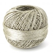 Liz Metallic polyester yarn size 20 Struck n°326 x146m|raw }}