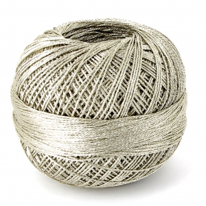 Liz Metallic polyester yarn size 20 Struck n°326 x146m