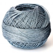 Liz Metallic yarn size 20 Steel Blue nr 320 x146m