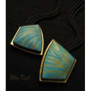 Silk Screen by Helen Breil for polymer clay 95x130 mm - Radiating Rays