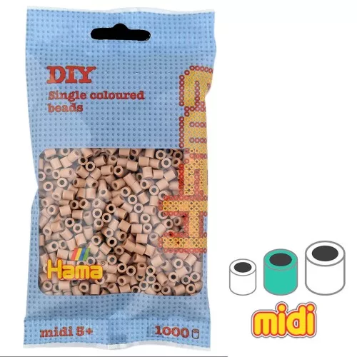 Beads to iron on Hama MIDI 5 mm Light Brown (n°75) x1000