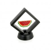 3D presentation frame for Miyuki beadweavings or other 7x7cm- Black x1|raw }}