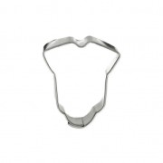 Medium metal cookie cutter for modeling 38.5x33.5 mm Baby Cloth x1