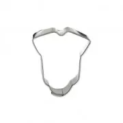 Medium metal cookie cutter for modeling 38.5x33.5 mm Baby Cloth x1