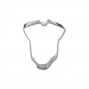 Medium metal cookie cutter for modeling 38.5x33.5 mm Baby Cloth x1