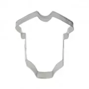 Large metal cookie cutter for modeling 70x59 mm Baby Cloth x1