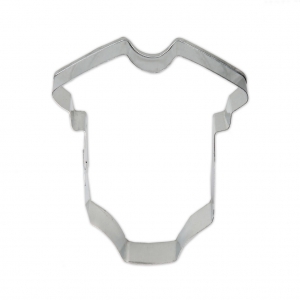Large metal cookie cutter for modeling 70x59 mm Baby Cloth x1