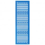 Silk Screen Moiko for bracelet 26.5x8.5 cm - Aztec Pattern 7.38