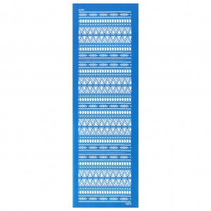 Silk Screen Moiko for bracelet 26.5x8.5 cm - Aztec Pattern 7.38