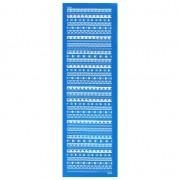 Silk Screen Moiko for bracelet 26.5x8.5 cm - Aztec Triangles Pattern 7.36|raw }}