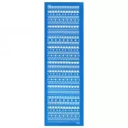 Silk Screen Moiko for bracelet 26.5x8.5 cm - Aztec Triangles Pattern 7.36