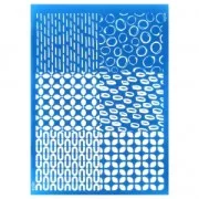 Silk Screen Moiko for Polymer Clay - Combo - Retro