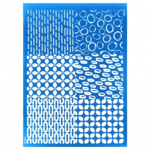 Silk Screen Moiko for Polymer Clay - Combo - Retro