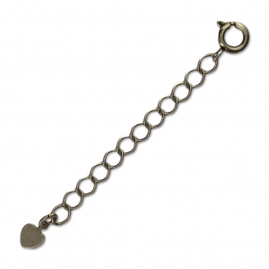 Spring clasp 7 mm with extension chain - Bronze Tone x1