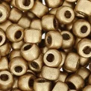 Matubo 8/0 Seed Beads - 3.15 mm Matte Gold x 10 g