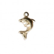 Thin dolphin charm 13x7.80 mm - Gold-filled x1|raw }}