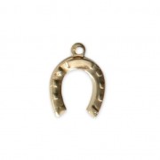 Thin horseshoe charm 12x9 mm - Gold-filled x1|raw }}